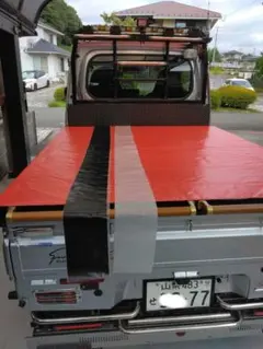 ハイゼットジャンボ専用設計 トノカバー シルバー色前後自在開き 新品
