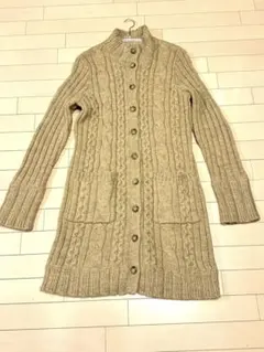 アルパカ カーディガン