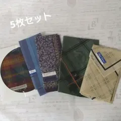 ⑤　紳士　ハンカチ　5枚