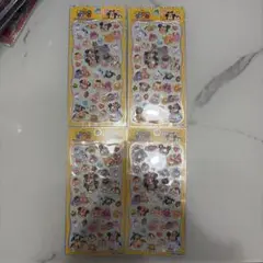 ディズニープチドロップステッカー　ツムツム【正規品】　4枚