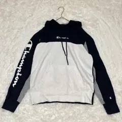 M365【チャンピオン】フード付きパーカー プルオーバー 裏起毛 ロゴプリント