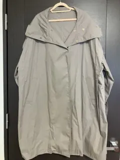 ナチュラルビューティベーシック フード付きベージュロングコート