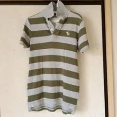 Abercrombie & Fitch ボーダーポロシャツのサムネイル
