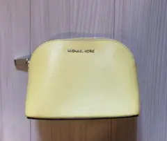 MICHAEL KORS イエロー ポーチ
