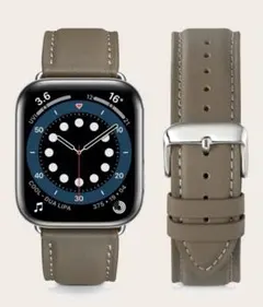 Apple Watch レザー風バンド グレージュ