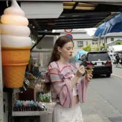 あさぎーにょ　poppyアイボリー 花びらデザイン カーディガン 2025年最新】PoPPy あさぎーにょ カーディガンの人気アイテム