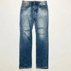 希少サイズ　近年　デンハム　デニム　ダメージ加工　ボタンフライ　RAZORのサムネイル