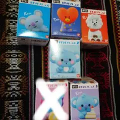BT21 フィギュアセット Koya Tata RJ Mang 5個セット