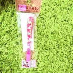 ハローキティ 桜　クリップ付きボールペン　着物 ピンク　日本限定 未開封