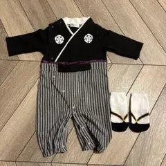 袴ロンパース 50-70サイズ 靴下付き
