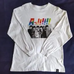 A-!!!!! プリント 長袖Tシャツ