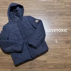 LOVETOXIC ラブトキシック 中綿 フード付き ジップアップ ブルゾン