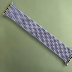 Apple Watch純正バンドブレイデッドソロループ紫45mmサイズ7