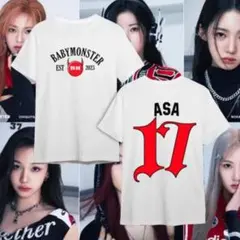 【新品】BABYMONSTER ベビモン Tシャツ Lサイズ アサ