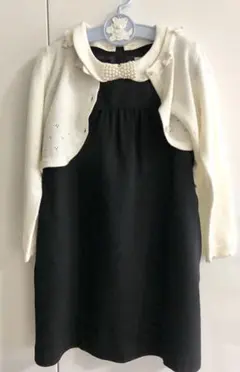 組曲　女の子　入学式　七五三　ワンピース　カーデガン　セット　☆110〜120