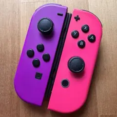 Switch ジョイコン ネオンパープル×ネオンピンク ニンテンドー