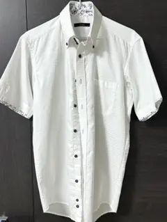 PSFA 半袖シャツ ビジネスシャツ M 白のサムネイル