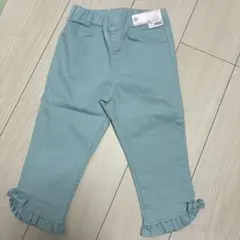 GU 水色　フリルクロップドパンツのサムネイル