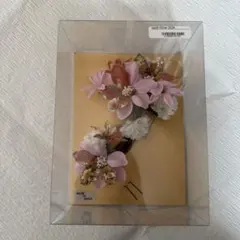 和装用髪飾り 日本製 花飾り ピンク系