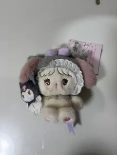 サンリオ　mikko　マスコットホルダー　スフレ　クロミ