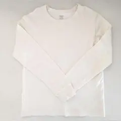 ユニクロ♡極暖 ヒートテック ワッフル ロンT 130 白 ホワイト
