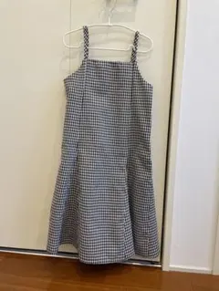グローバルワーク ギンガムチェックワンピース 120cm