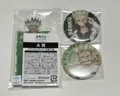 Dr.STONE ぷちくじ 石神千空 A賞 アクリルスタンド 缶バッジ
