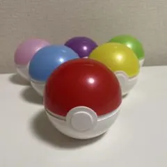 ポケモンボールセット カラフル 6個　サーティワンアイス