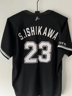 実使用】ロッテマリーンズ 田中 ビジター ユニフォーム ミズノプロ