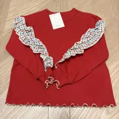 キッズ トップス カットソー フリル 120