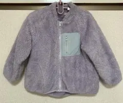 アプレレクール　薄紫色フリースジャケット
