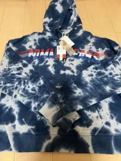 TOMMY JEANS トミージーンズ タイダイ柄 プルオーバーパーカー M