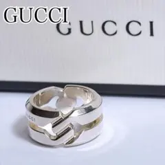 GUCCI ノットインフィニティ スリムリング 刻印:9号【箱/ポーチ付
