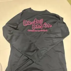 Champion ロングスリーブ Tシャツ 黒