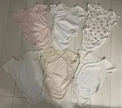 UNIQLO ベビー　前開き　ロンパース　半袖　まとめ売り6点セット