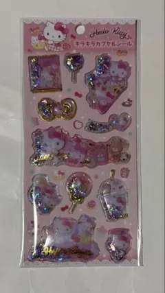 サンリオキャラクターズ ハローキティ キラキラカプセルシール 正規品