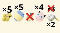 ポケモン　まるくなる　サンド　タマザラシ　プリン　トゲデマル　カプセルトイ