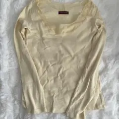 BANANA REPUBLIC 長袖 カットソー クリーム色のサムネイル