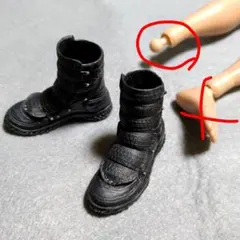 1/6　ブーツ　　ドール用　靴　12インチ　フィギュア