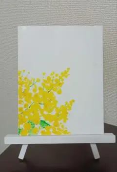 ミモザの光No.2 アクリル画 - メルカリ