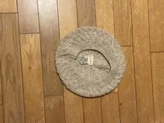 ベージュ ニット ベレー帽 sisam