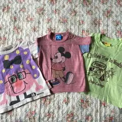 ラブレボ ベビードール ミッキー Tシャツ 3枚セット デニム＆ダンガリー
