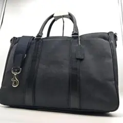 コーチ ビジネスバッグ 2way レキシントン レザー メトロポリタン 黒色