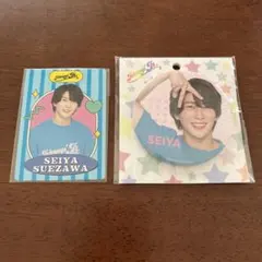 末澤誠也　缶バッジ　プロカ　Aぇ! group プロフィールカード