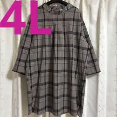 LADISIONしまむら 大きいサイズ 4L カットソー・チュニック・ワンピース