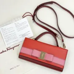 極美品 フェラガモ ショルダーバッグ ハンドバッグ ウォレットバッグ