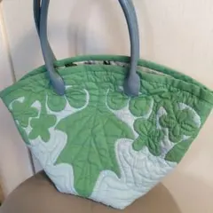 ハワイアンキルトトートバッグ　ハンドメイド