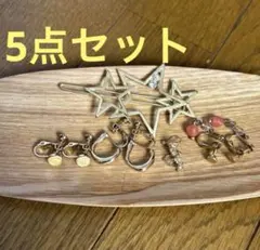 イヤリング4点、ヘアアクセサリー1点セット