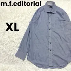 m.f.editorial　エムエフエディトリアル　長袖シャツ　千鳥格子柄