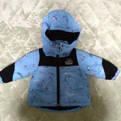 BREEZE　MOUNTAIN スキー柄 ダウンコート